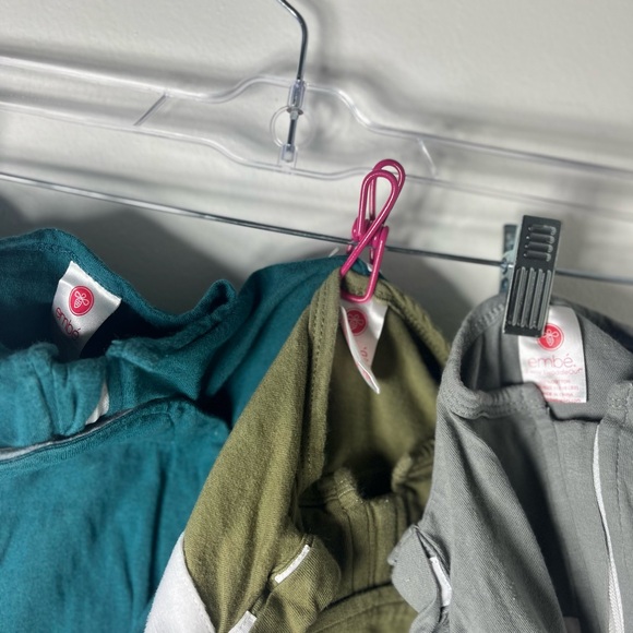 Embé 2-Way Swaddle Sack Lot of 3 Newborn Baby Sleep Swaddles Cotton - Picture 2 of 7